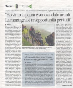 2015.06.25_Corriere dell'umbria_art. su Andrea Sansoni